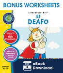 El Deafo - BONUS WORKSHEETS