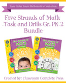 Five Strands of Math - Grades PK-2 - Task & Drills Big Book