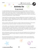 Johnny Tremain: The Spy Network - WORKSHEET