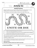American Revolutionary War: Political Cartoon - WORKSHEET