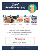 Daily Health & Hygiene Skills: Global Handwashing Day Poster - WORKSHEET