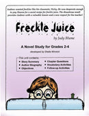 FRECKLE JUICE (NOVEL STUDY)