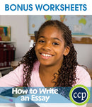 How to Write an Essay - BONUS WORKSHEETS