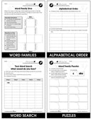 Word Families - Long Vowels - BONUS WORKSHEETS