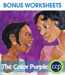 The Color Purple - BONUS WORKSHEETS