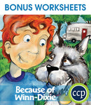 Because of Winn-Dixie - BONUS WORKSHEETS