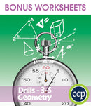 Geometry - Drill Sheets Gr. 3-5 - BONUS WORKSHEETS