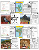 Middle School World Continents Bundle