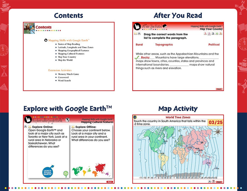 Mapping Skills with Google Earth - Grades 3-5 - Digital Lesson Plan