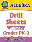Algebra - Drill Sheets Vol. 2 Gr. PK-2