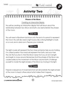 Solar System: Phases of the Moon - WORKSHEET