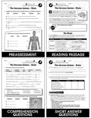 Senses, Nervous & Respiratory Systems: The Nervous System - Brain Gr. 5-8