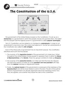 American Government: The Three Branches of Government - WORKSHEET