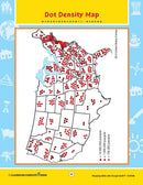 Mapping Skills with Google Earth Gr. 6-8: Dot Density Map - WORKSHEET
