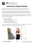 Managing Money: Interview a Money Mentor - WORKSHEET