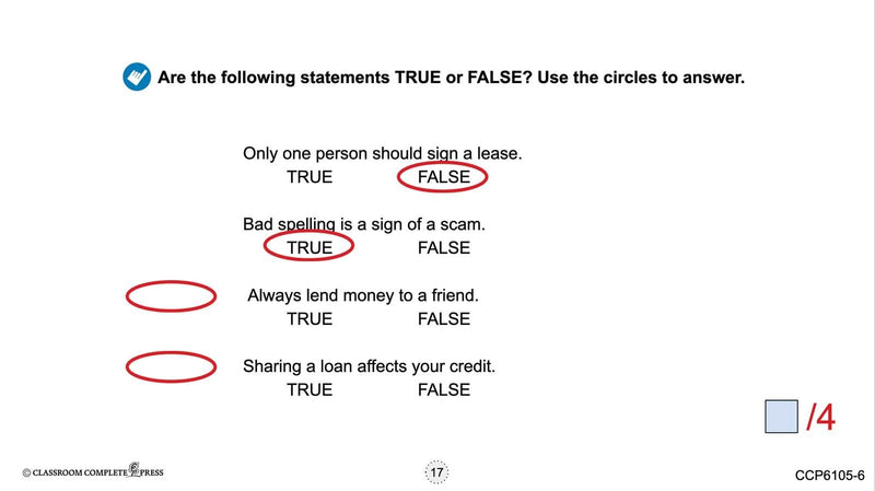Practical Life Skills - Managing Money: Scams and Fraud - Google Slides (SPED)