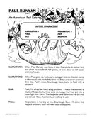 Reader's Theatre: Tall Tales: Paul Bunyan Play Gr. 4-6 - WORKSHEET