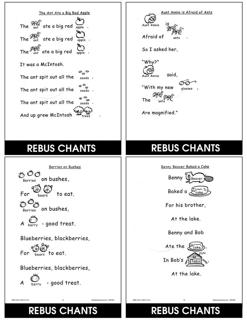 Rebus Chants A to Z - CHAPTER SLICE