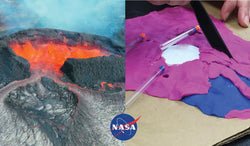Learn About Volcanoes While Making Your Own