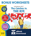 The Catcher in the Rye - BONUS WORKSHEETS