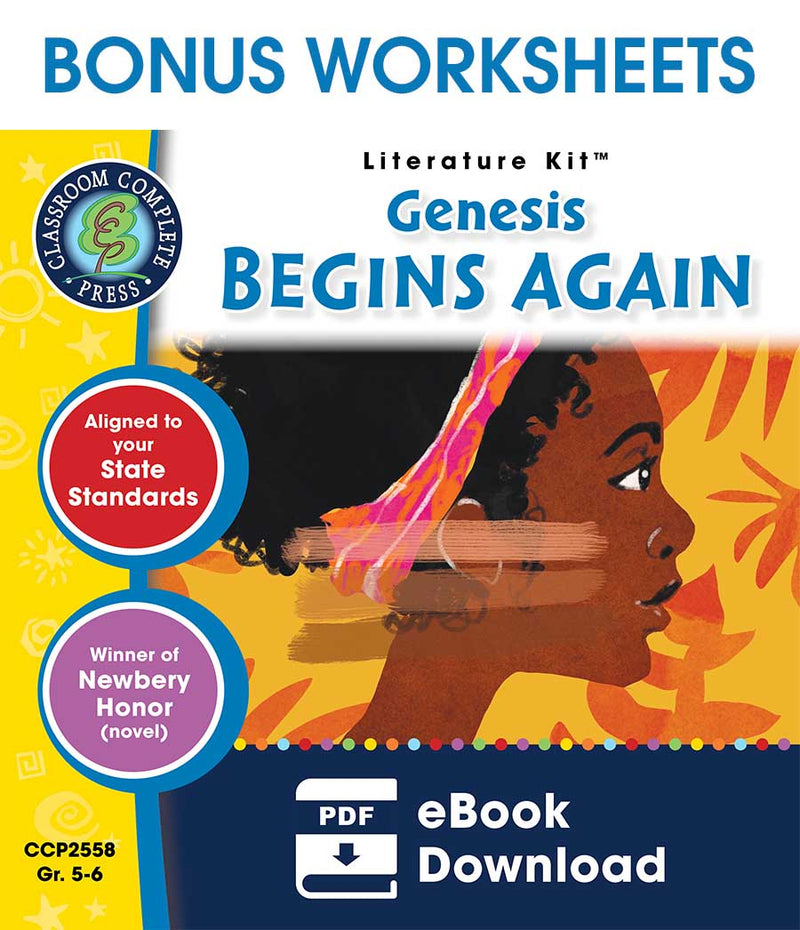 Genesis Begins Again - BONUS WORKSHEETS