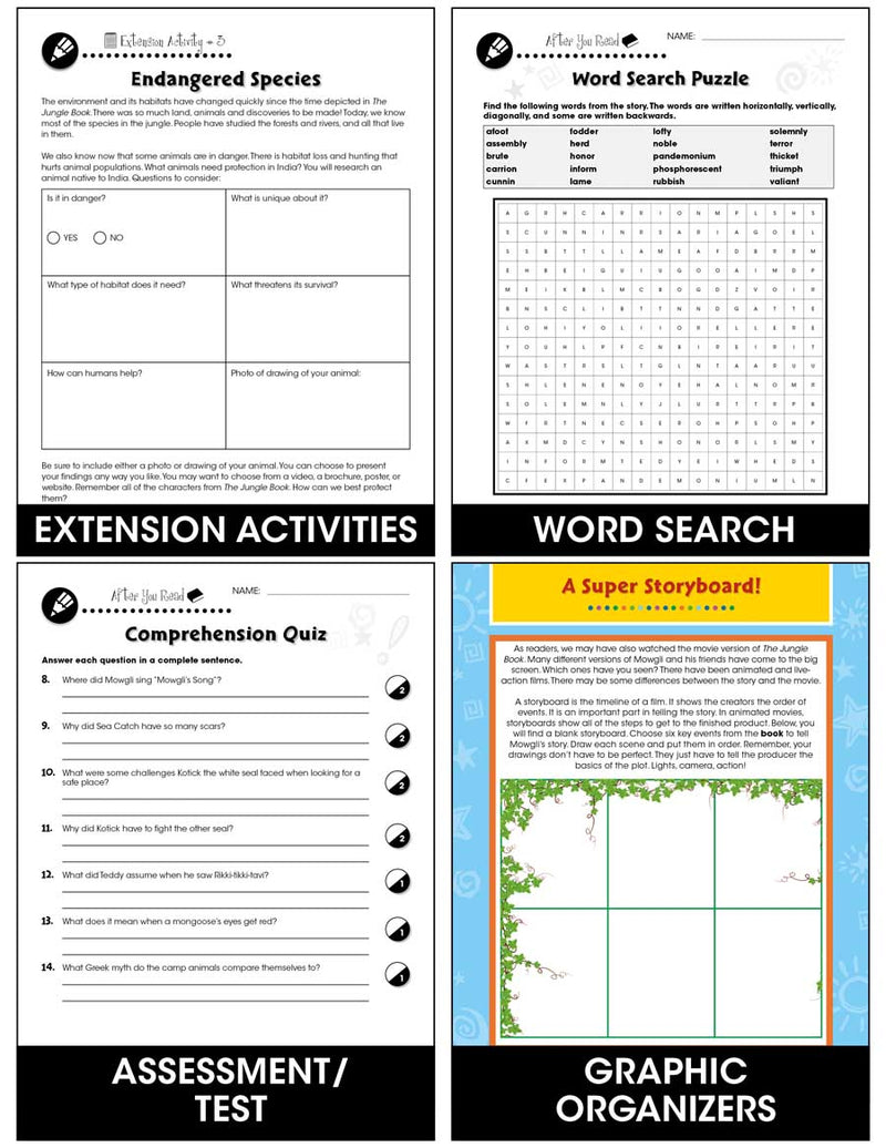 The Jungle Book (Novel Study Guide)