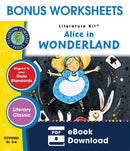 Alice in Wonderland - BONUS WORKSHEETS