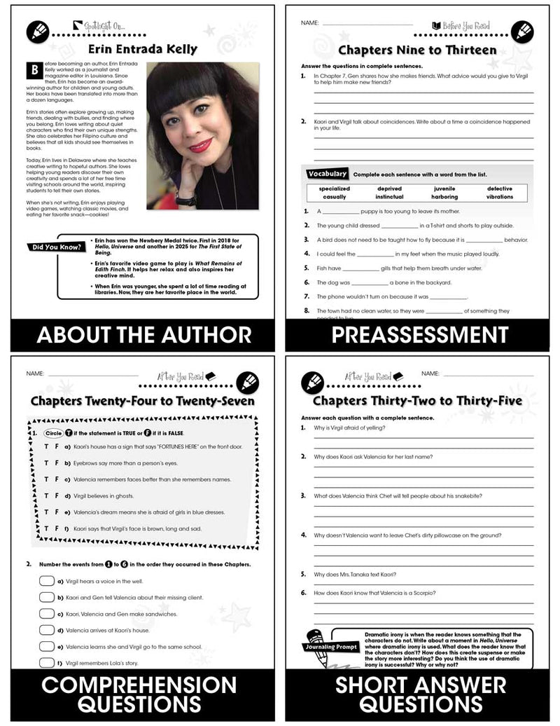 Hello, Universe (Novel Study Guide)