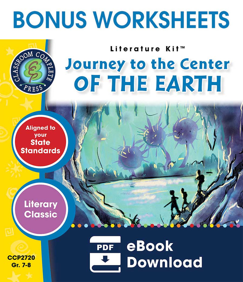 Journey to the Center of the Earth - BONUS WORKSHEETS