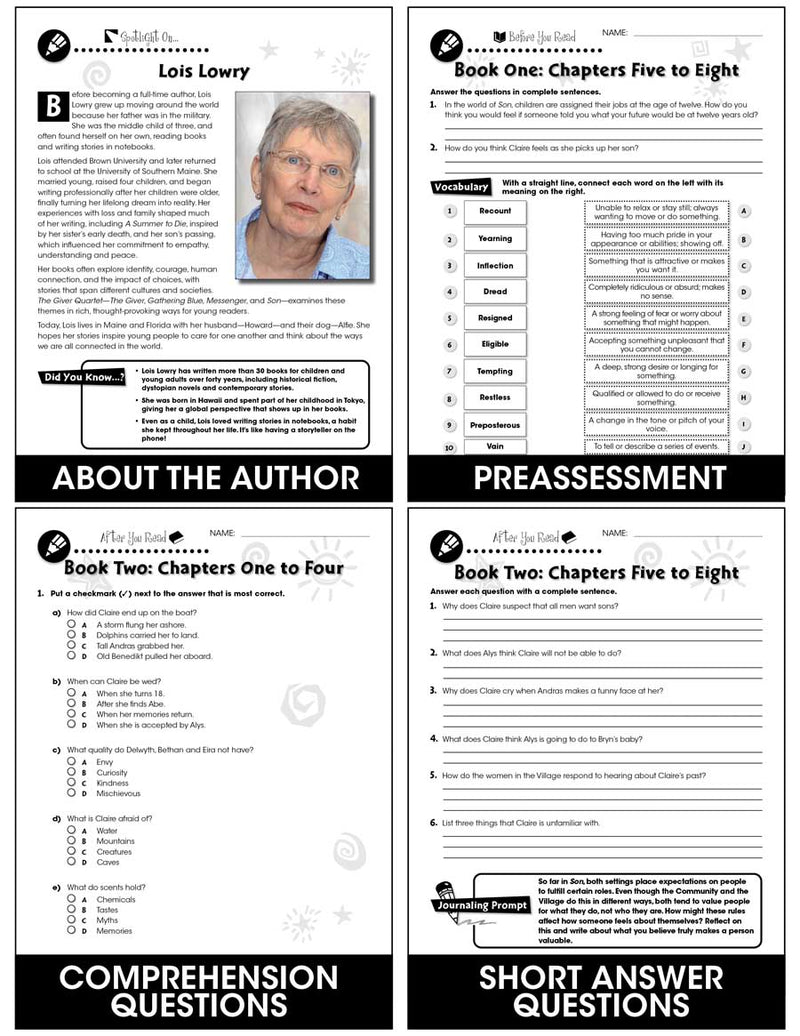 Son (Novel Study Guide)