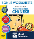 American Born Chinese - BONUS WORKSHEETS