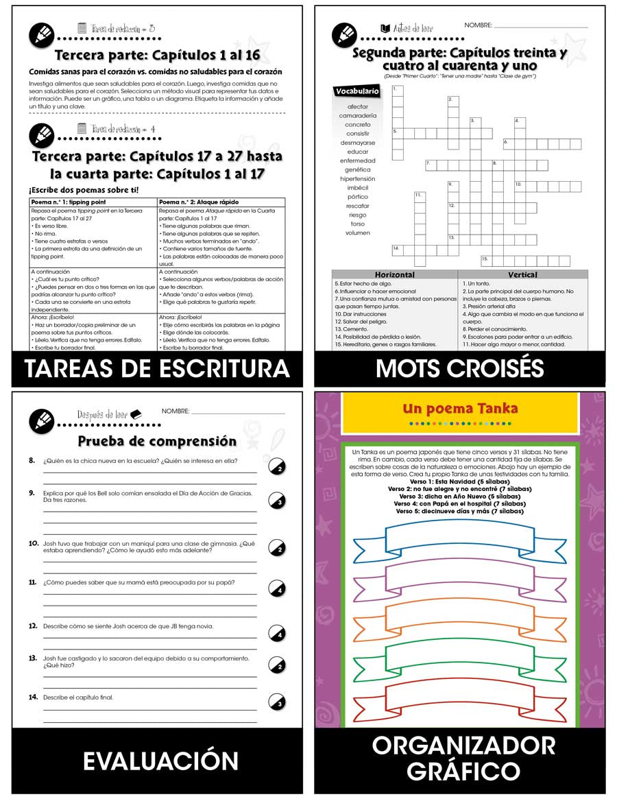 The Crossover Study Guide El crossover (Novel Study Guide) – CLASSROOM COMPLETE PRESS