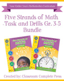 Five Strands of Math - Grades 3-5 - Task & Drills Big Book
