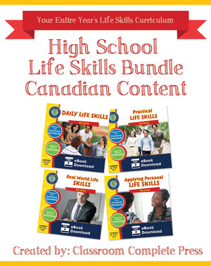 High School Life Skills Bundle - Canadian Content
