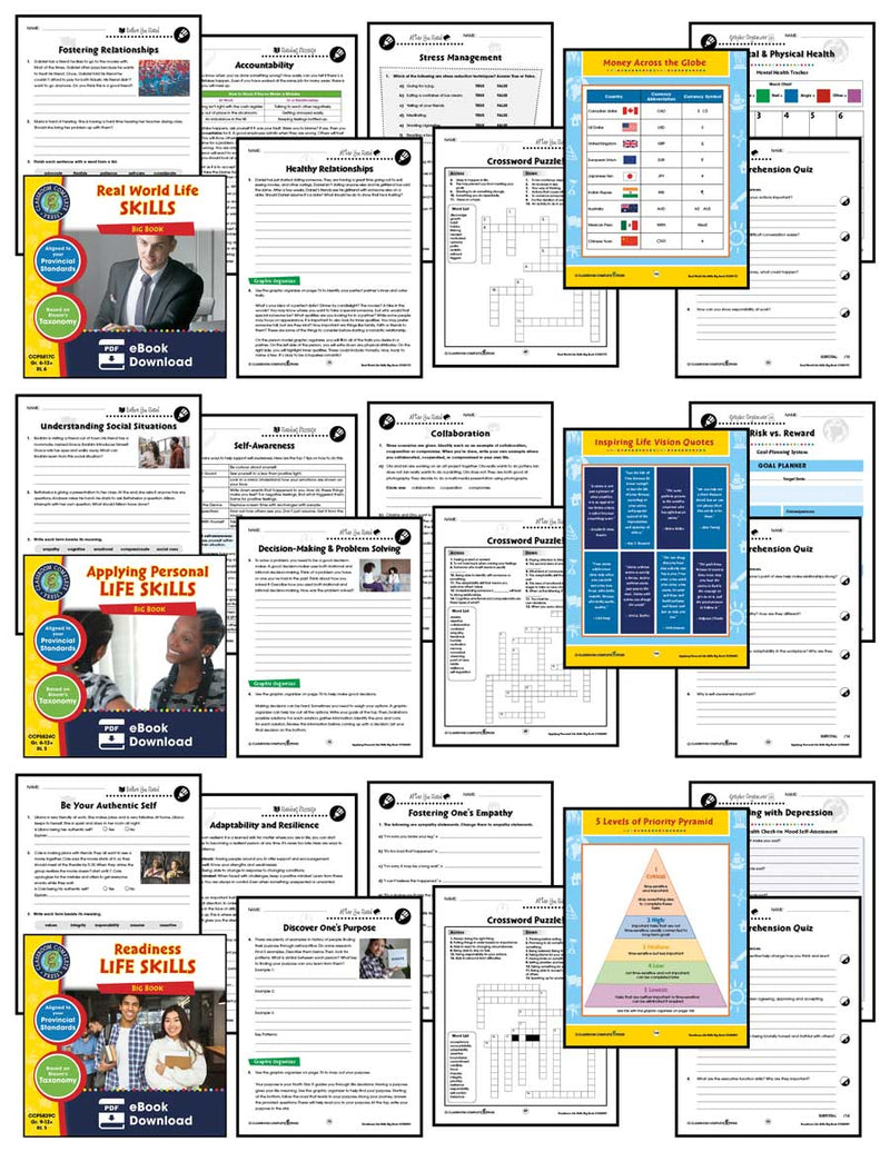 High School Life Skills Bundle - Canadian Content (NEW VERSION)