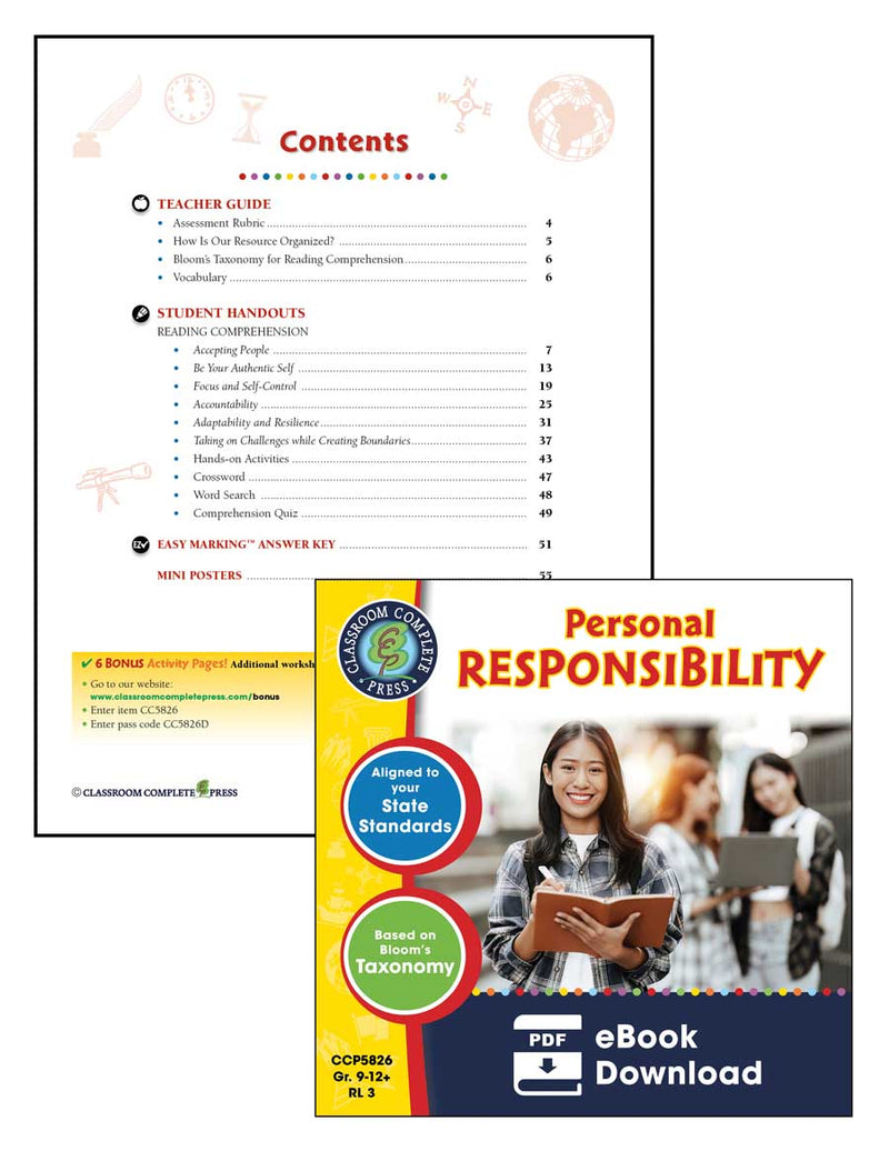 Emotional Intelligence & Self-Care Set Gr. 6-12+