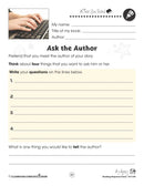 Reading Response Forms: Ask the Author Gr. 1-2 - WORKSHEET