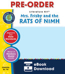 PRE-ORDER: Mrs. Frisby and the Rats of Nimh (Novel Study Guide)