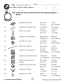 Measurement Task & Drill Sheets Gr. 3-5: Object Measurements Timed Drill Sheet - WORKSHEET