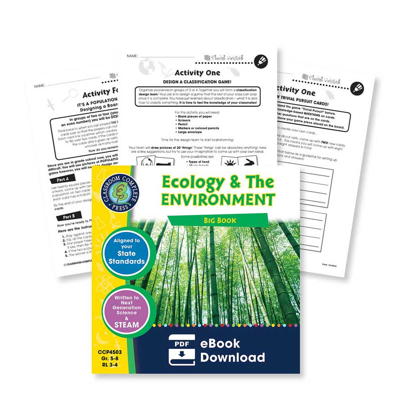 Ecological Game Worksheet.pdf Ecology & the Environment: Custom Game Design - WORKSHEET – CLASSROOM ...