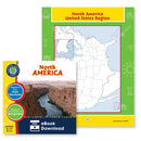 North America: United States Region Map - WORKSHEET