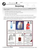 Prevention, Recycling & Conservation: Plastics Recycling Research - WORKSHEET