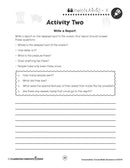 Conservation: Ocean Water Resources: Write a Report - WORKSHEET