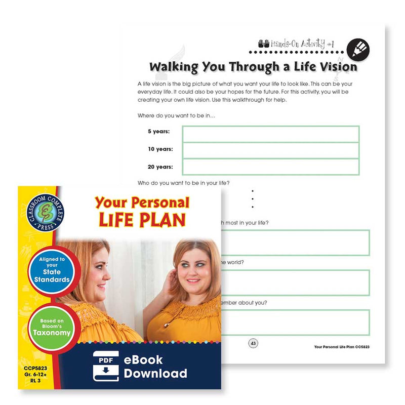 Your Personal Life Plan: Walking You Through a Life Vision - WORKSHEET