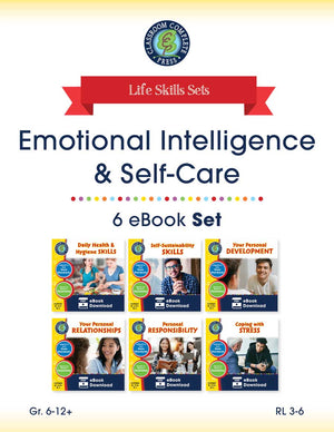 Emotional Intelligence & Self-Care Set Gr. 6-12+