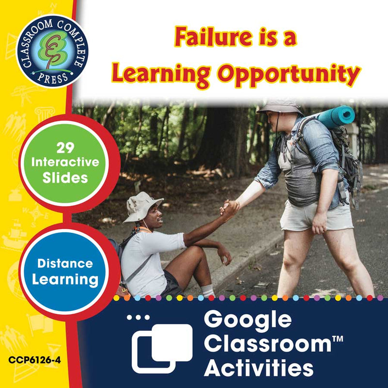21st Century Skills - Learning Skills for Global Competency: Failure is a Learning Opportunity - Google Slides (SPED)