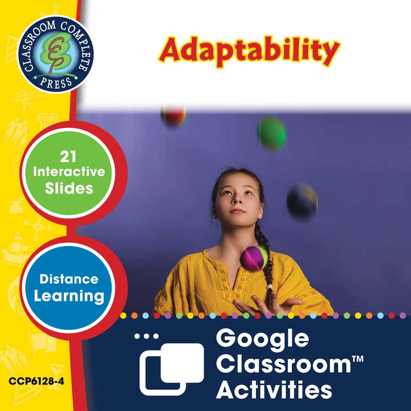 Applying Life Skills - Your Personal Development: Adaptability - Google Slides (SPED)