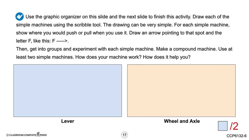 Hands-On STEAM - Physical Science: Simple Machines - Google Slides