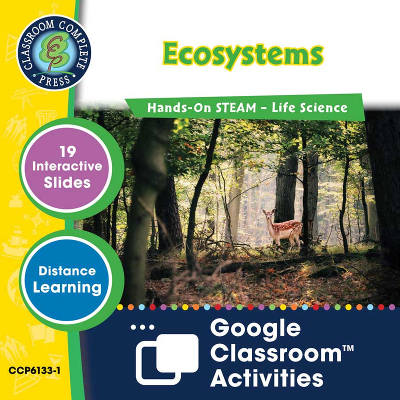 Hands-On STEAM - Life Science: Ecosystems - Google Slides