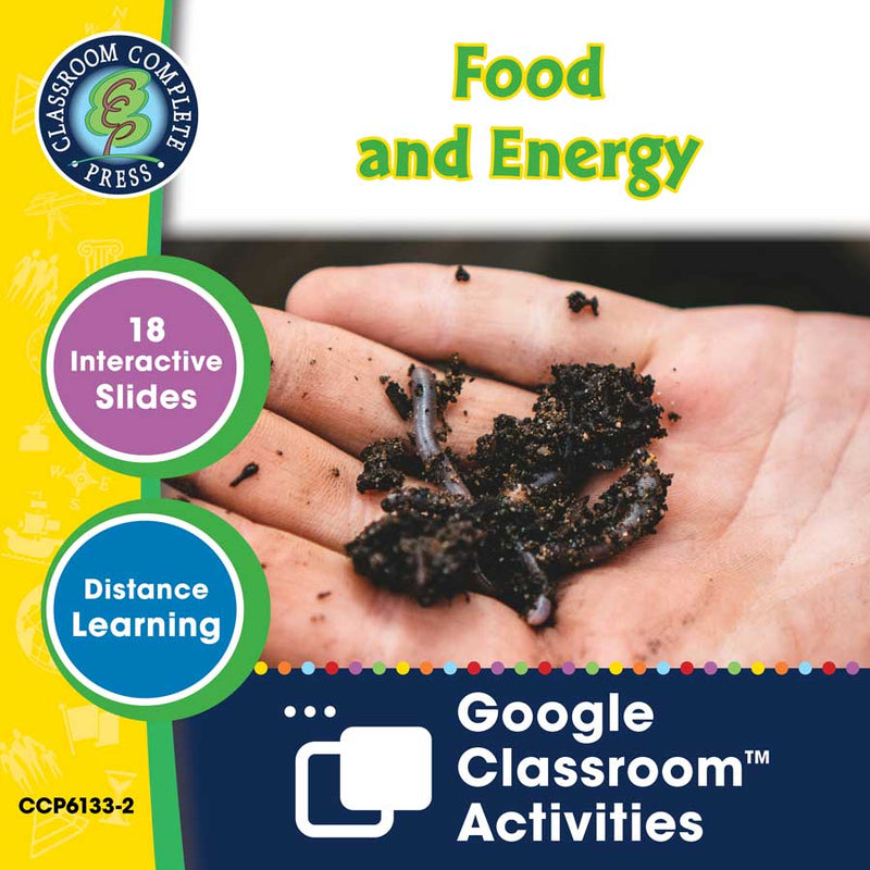 Hands-On STEAM - Life Science: Food and Energy - Google Slides
